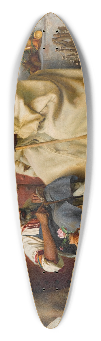 Jean Discart - The Cobbler 39.3 inch art pintail longboard deck
