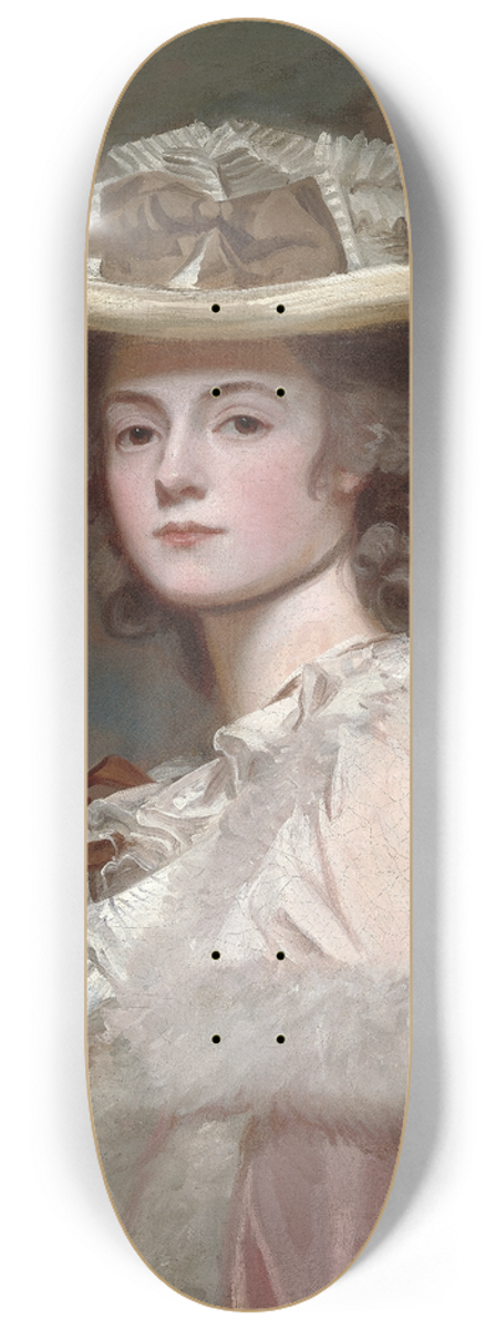 George Romney - Mrs. Davies Davenport 8.25 inch art skate deck