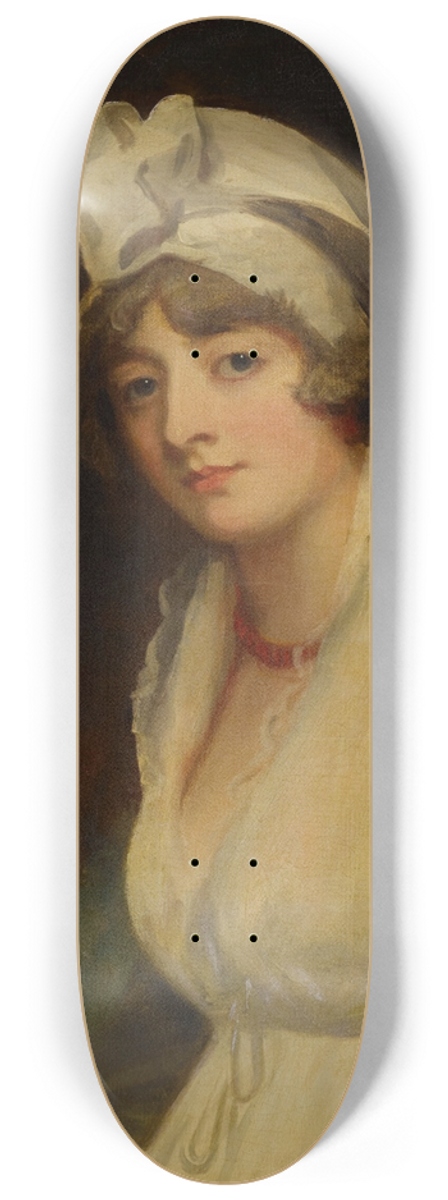 George Romney - Portrait of Lady GeorginaBuckley (1766-1832), ne West 8.25 inch art skate deck