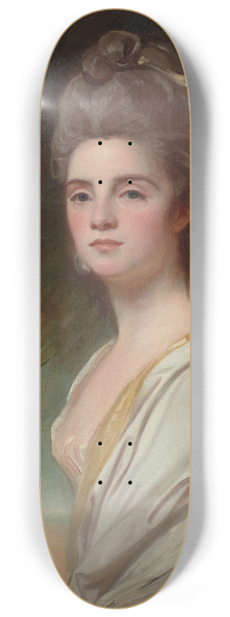 George Romney - Portrait of Miss Williams 8.25 inch art skate deck