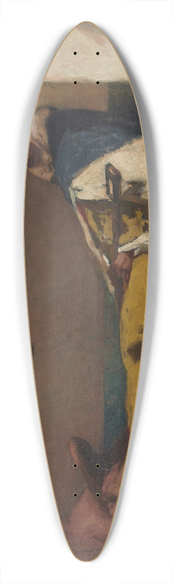 Jean-Joseph-Benjamin Constant - At Rest 39.3 inch art pintail longboard deck