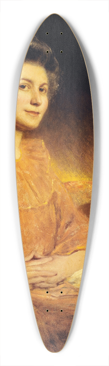 Jean-Joseph-Benjamin Constant - Portrait dAngle Delasalle 39.3 inch art pintail longboard deck
