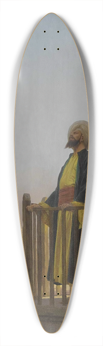 Jean-Lon Grme - Le Muezzin 39.3 inch art pintail longboard deck