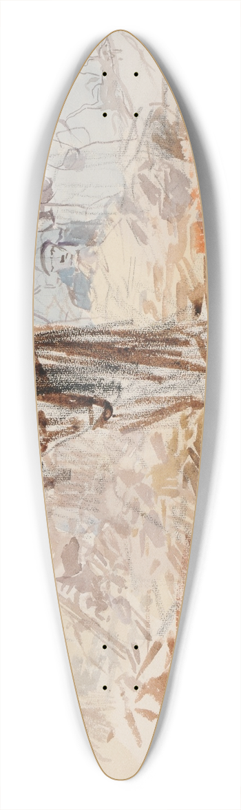 Jean-Louis Forain - Le repli boche 39.3 inch art pintail longboard deck