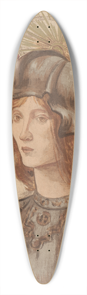 Jeanne Jacquemin - Saint Georges 39.3 inch art pintail longboard deck