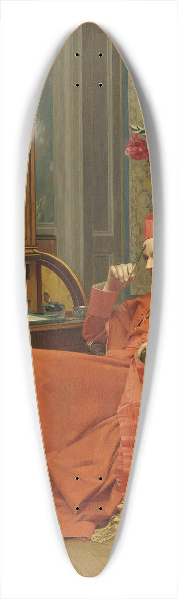 Jehan Georges Vibert - Eureka 39.3 inch art pintail longboard deck