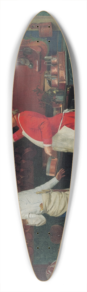 Jehan Georges Vibert - The Marvelous Sauce 39.3 inch art pintail longboard deck