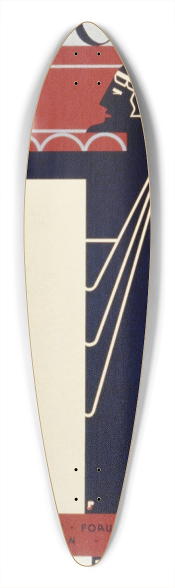 Jerome Henry Rothstein - Forum In cooperation with Forum Div., Board of Education 39.3 inch art pintail longboard deck