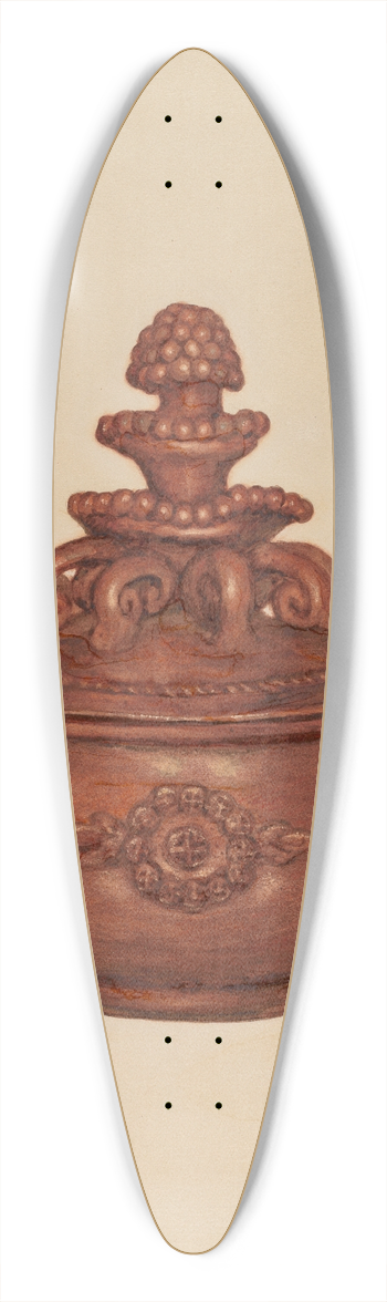 Jessica Price - Covered Bowl 39.3 inch art pintail longboard deck