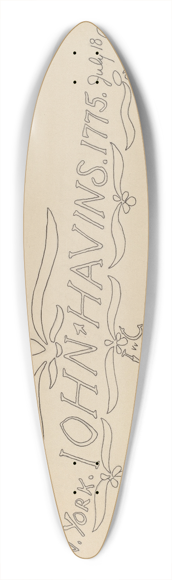 Jessica Price - Jug 39.3 inch art pintail longboard deck