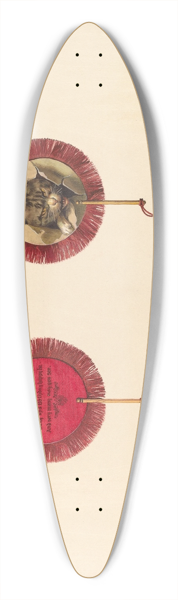 J. Howard Iams - Book Mark & Birthday Wish 39.3 inch art pintail longboard deck