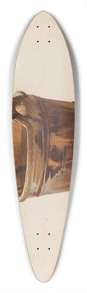 J. Howard Iams - Pottery Basket 39.3 inch art pintail longboard deck