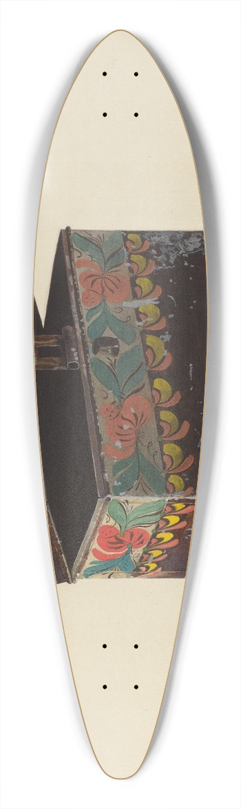 J. Howard Iams - Toleware Document Box 39.3 inch art pintail longboard deck