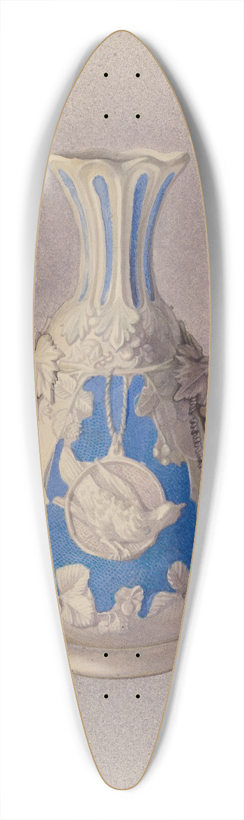 J. Howard Iams - Vase 39.3 inch art pintail longboard deck