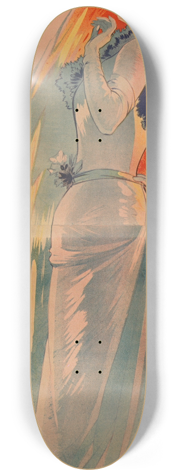 Georges de Feure - Marjolaine 8.25 inch art skate deck