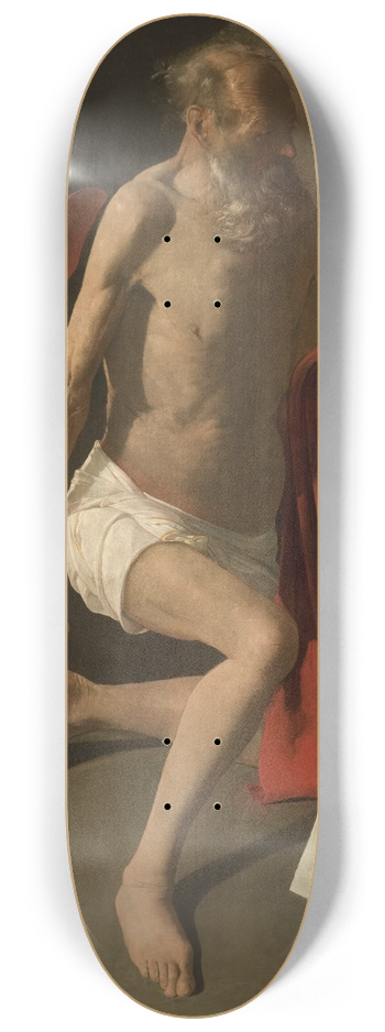 Georges de La Tour - The Penitent St Jerome 8.25 inch art skate deck