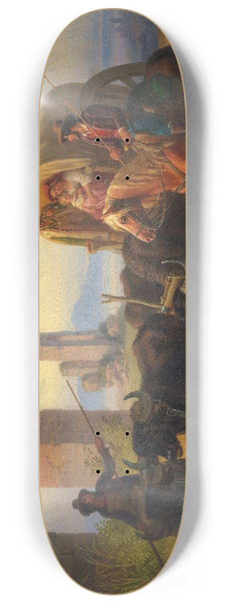 Alexander Laurus - Travellers by Aqua Claudia 8.25 inch art skate deck