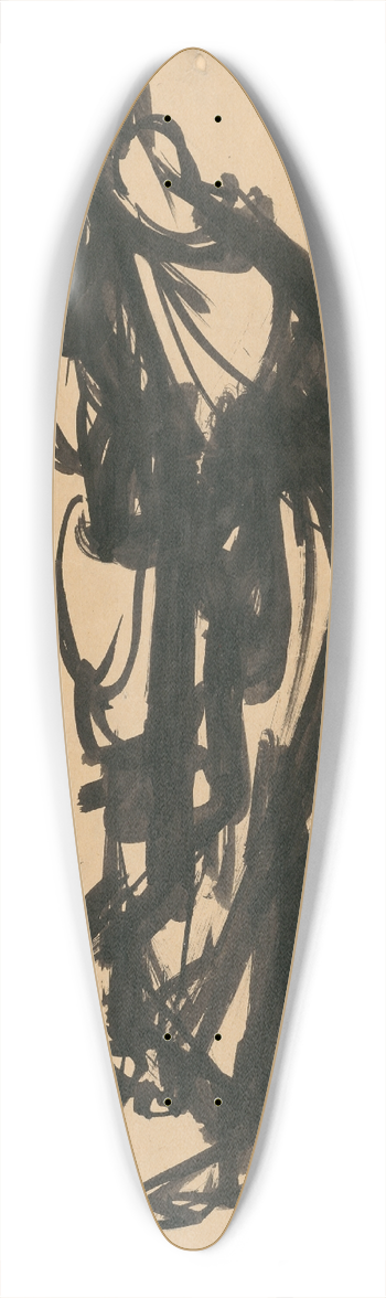 Jn Novk - Suppliant 39.3 inch art pintail longboard deck