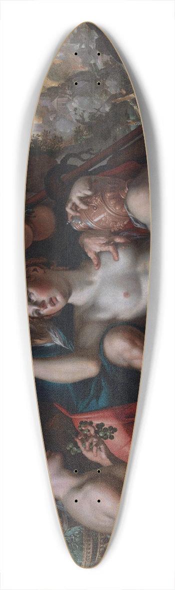Joachim Wtewael - Lot and His Daughters 39.3 inch art pintail longboard deck
