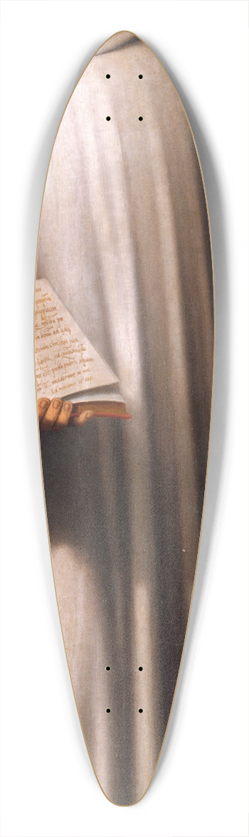 Joan Macip - Saint Bruno 39.3 inch art pintail longboard deck