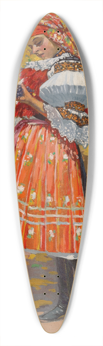 Joa prka - Autumn 39.3 inch art pintail longboard deck
