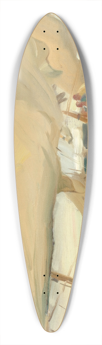Joaqun Sorolla - Playa de Valencia 39.3 inch art pintail longboard deck