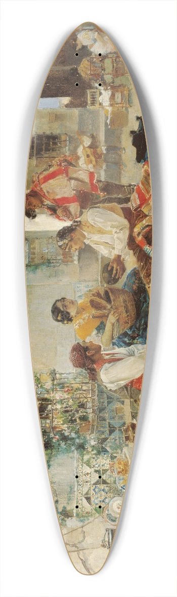 Joaqun Sorolla - Selling Melons 39.3 inch art pintail longboard deck