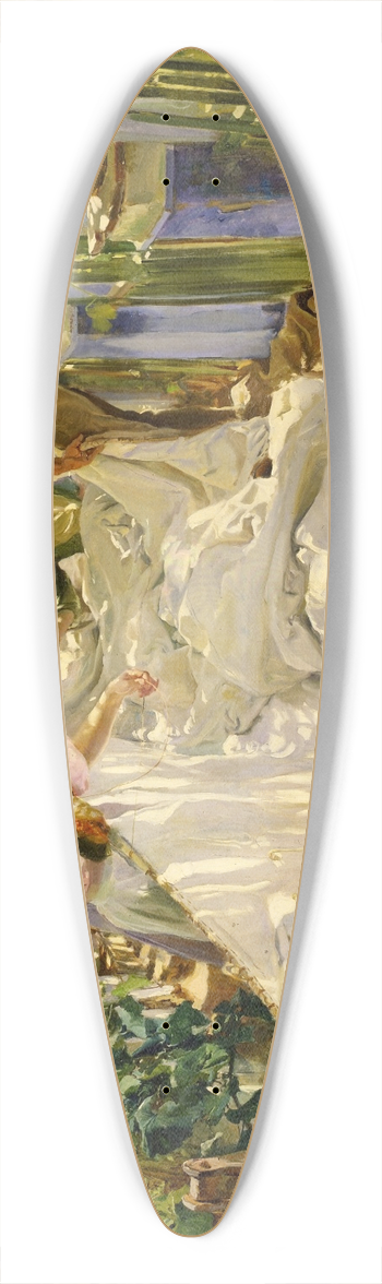 Joaqun Sorolla - Sewing the Sail 39.3 inch art pintail longboard deck