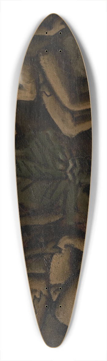 Joaqun Torres-Garca - Composicin con figuras 39.3 inch art pintail longboard deck