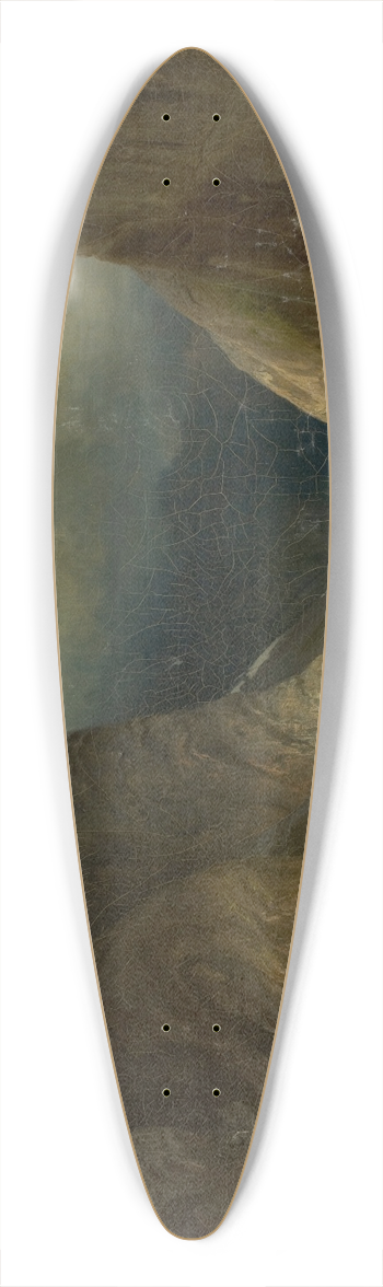 Johan Fredrik Eckersberg - Valley of Romsdalen 39.3 inch art pintail longboard deck