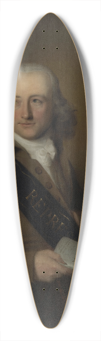 Johann Bernhard Scheffer - Portrait of Leonardus van der Voort 39.3 inch art pintail longboard deck