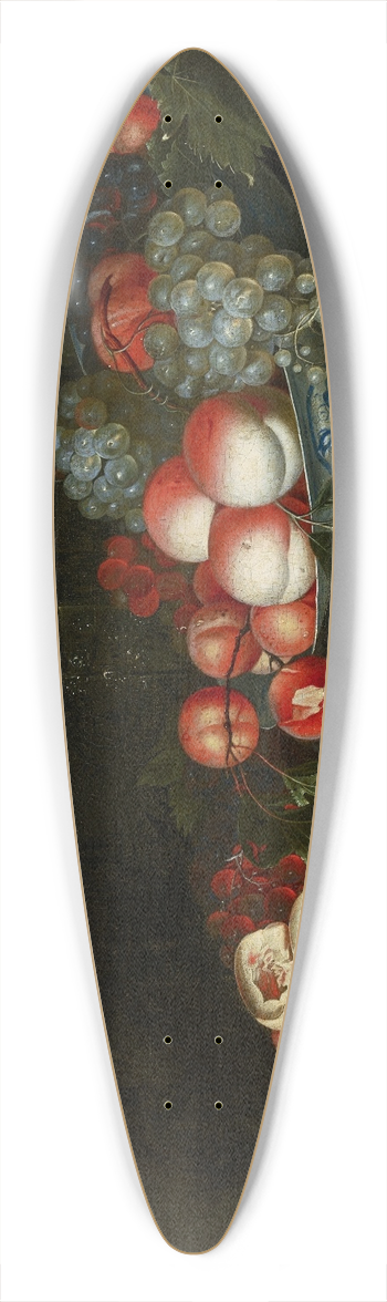 Johannes Rosenhagen - Fruit Still Life 39.3 inch art pintail longboard deck
