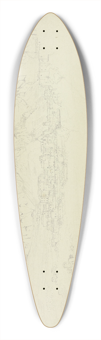 Johannes Thomas - View on Capri 39.3 inch art pintail longboard deck