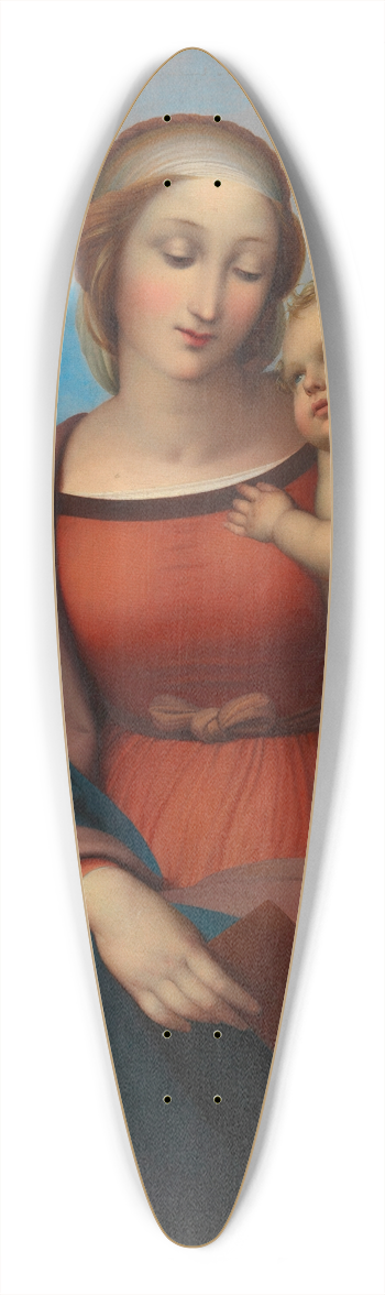Johann Evangelist Scheffer von Leonhardshoff - Madonna mit Kind 39.3 inch art pintail longboard deck