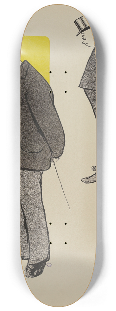 Georges Goursat (Sem) - Jacques Lamalle 8.25 inch art skate deck
