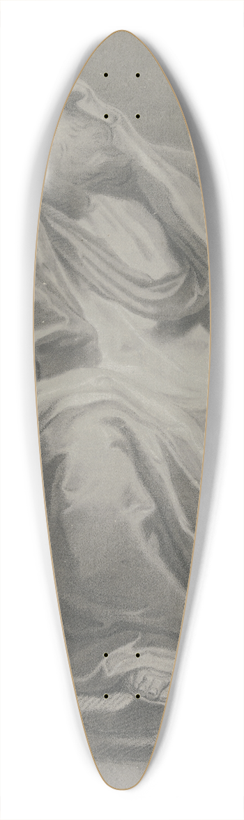 Johann Georg Trautmann - Gewandfigur mit einem Lorbeerkranz 39.3 inch art pintail longboard deck