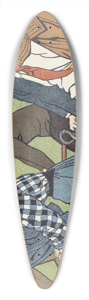 Johann Georg van Caspel - Hammers Bicycles 39.3 inch art pintail longboard deck