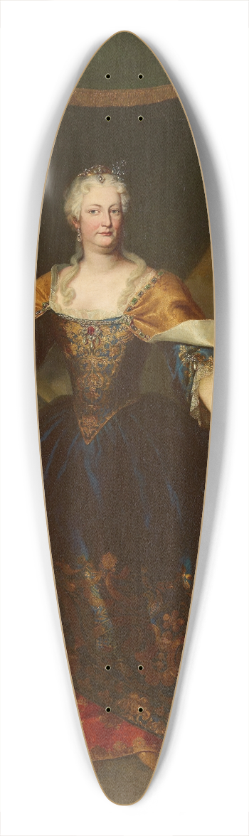 Johann Gottfried Auerbach - Elisabeth Christine von Braunschweig-Wolfenbttel 39.3 inch art pintail longboard deck