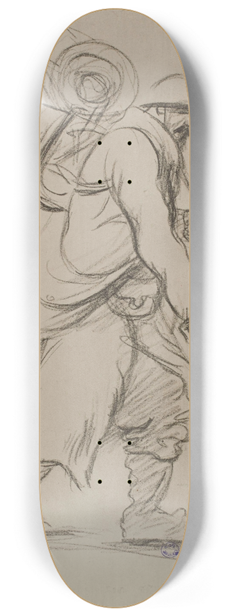 Georges Goursat (Sem) - Marche dun poilu 8.25 inch art skate deck