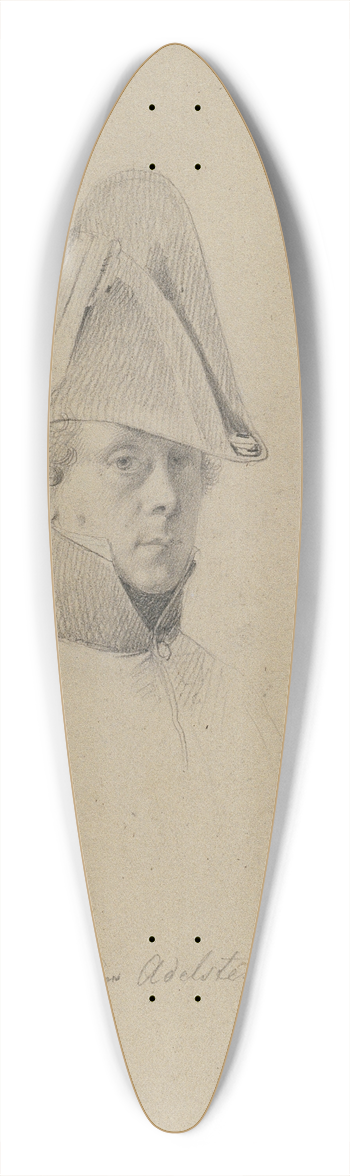 Johann Peter Krafft - Baron Adelstein 39.3 inch art pintail longboard deck