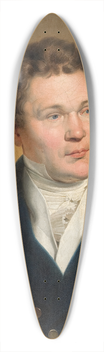 Johann Peter Krafft - Bildnis eines jungen Mannes 39.3 inch art pintail longboard deck