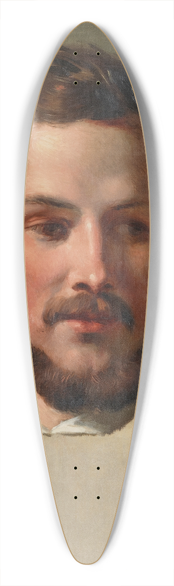 Johann Peter Krafft - Kopf eines jungen Mannes 39.3 inch art pintail longboard deck