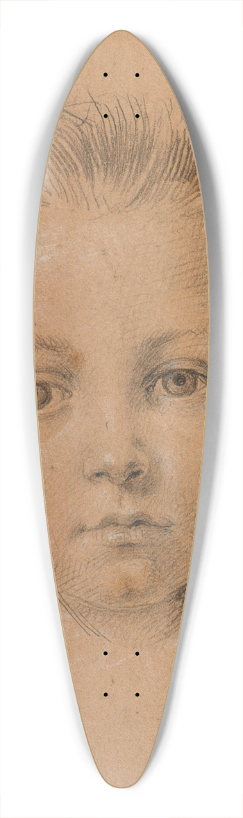 Johann Peter Krafft - Kopfstudie eines Knaben 39.3 inch art pintail longboard deck