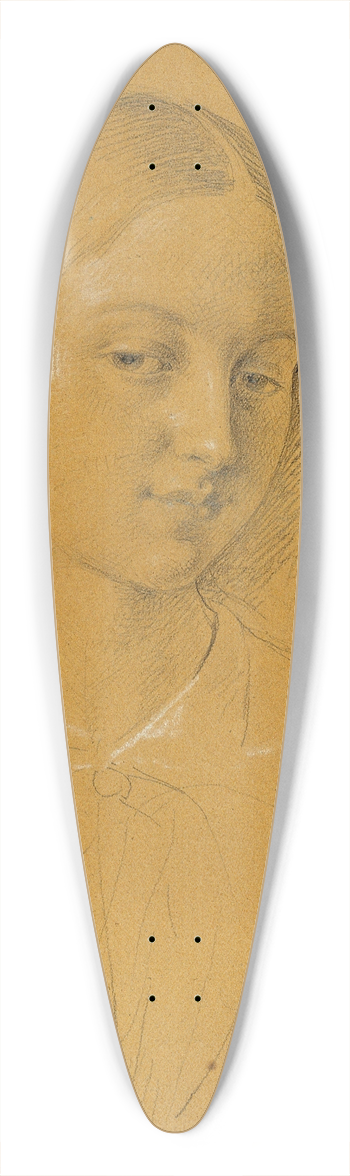 Johann Peter Krafft - Studie eines Mdchens 39.3 inch art pintail longboard deck