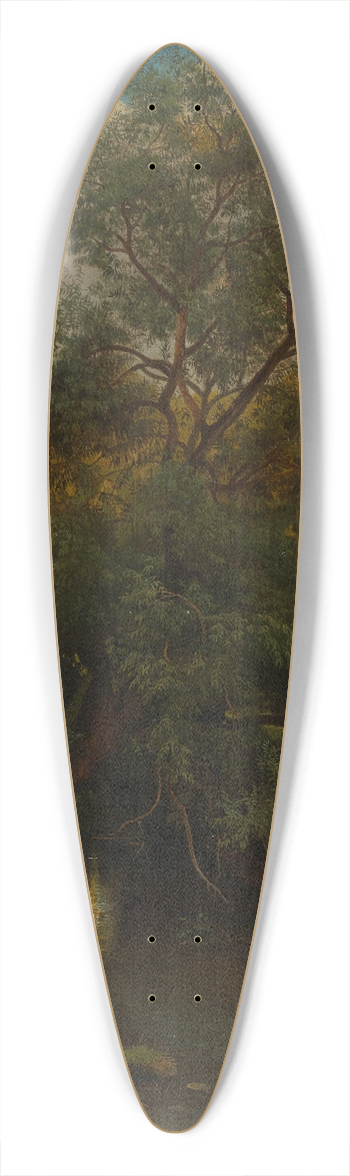 Johann Wilhelm Schirmer - Am Bach 39.3 inch art pintail longboard deck