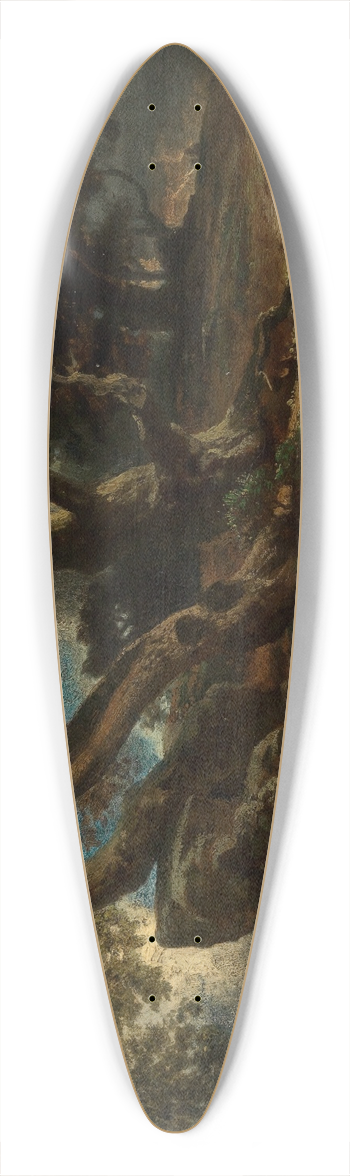 Johann Wilhelm Schirmer - Der berfall 39.3 inch art pintail longboard deck