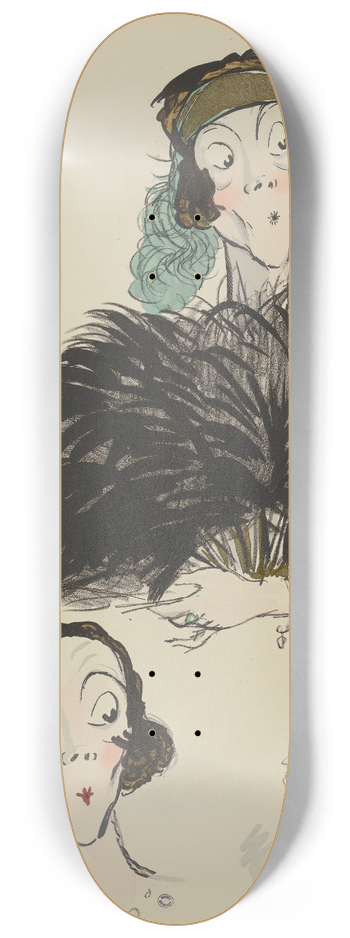 Georges Goursat (Sem) - Oh ! 8.25 inch art skate deck