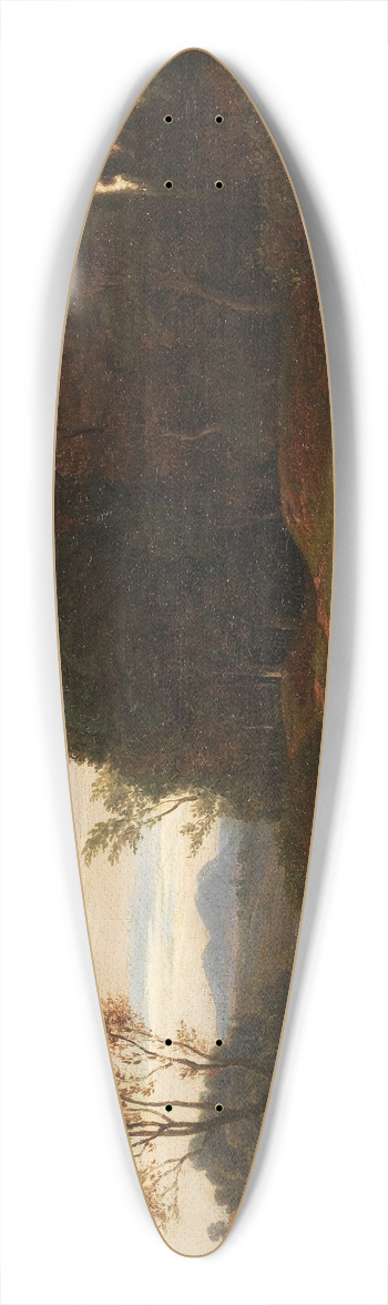 Johann Wilhelm Schirmer - Strmische Landschaft 39.3 inch art pintail longboard deck