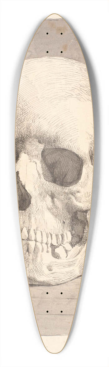Johan Thomas Lundbye - Kranium, set forfra 39.3 inch art pintail longboard deck