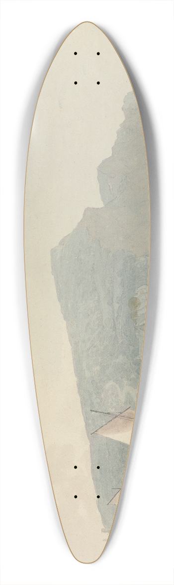 John Baverstock Knight - Sidmouth 39.3 inch art pintail longboard deck